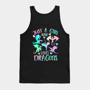 Just a girl who loves dragons Tank Top